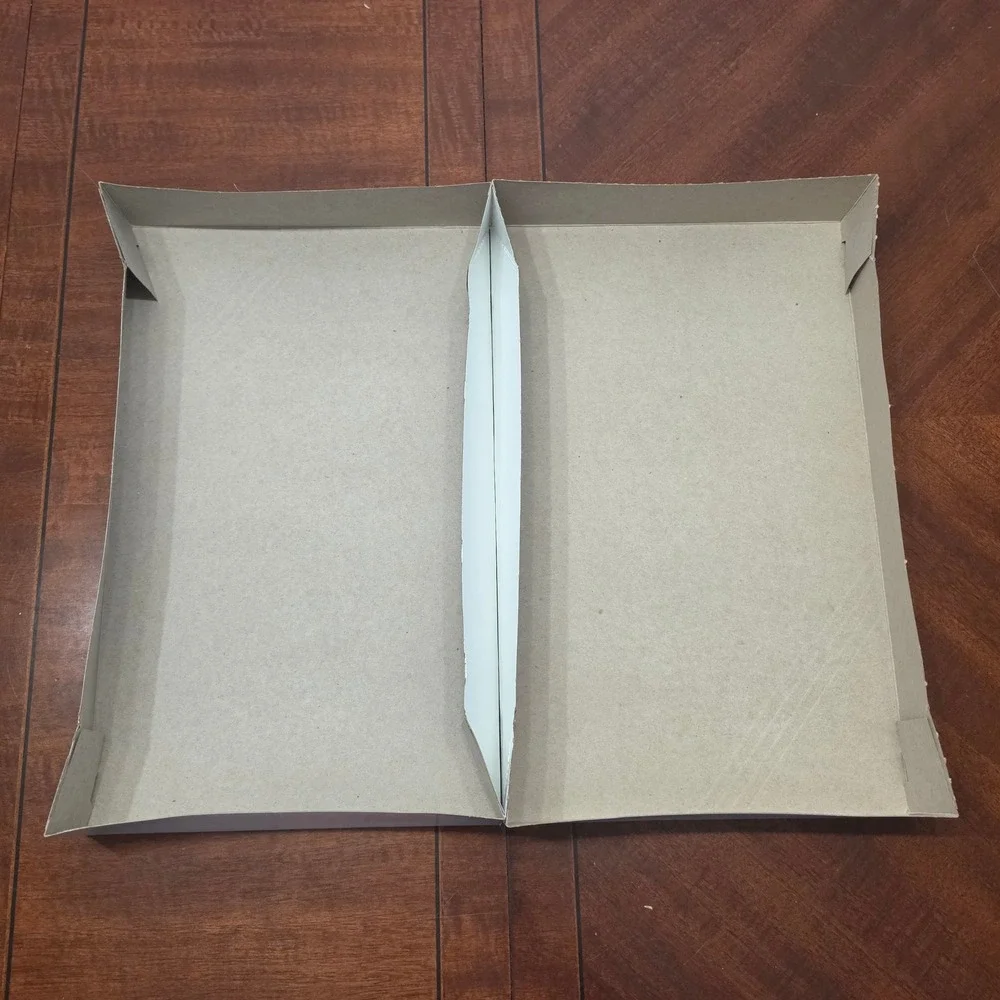 Lot of 5 JCPenney Gift Boxes White Large Apparel Size Glossy Cardboard Foldable